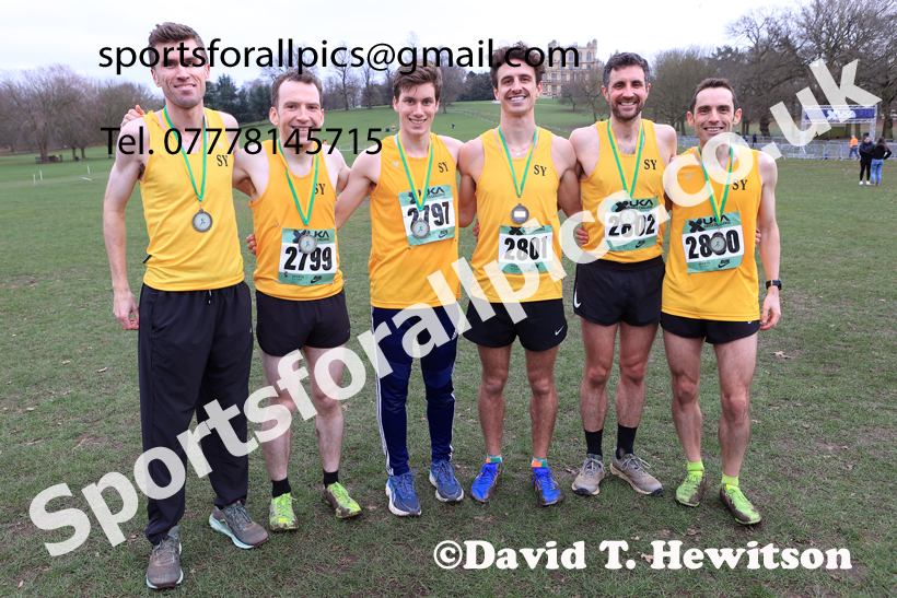 Senior Mens 2026 UK CAU Inter Counties Cross Country, Wollaton Park, Nottingham. Photo: David T. Hewitson/Sports for All Pics